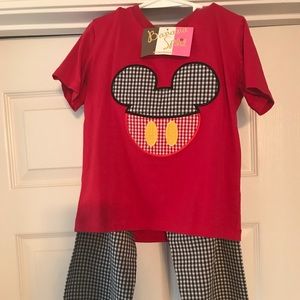 Mickey Mouse two piece outfit
